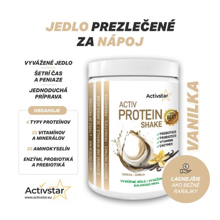 Activ Protein shake Vanilla 480 g