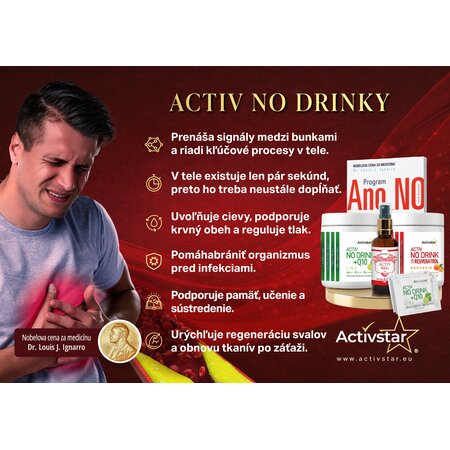 Activ NO + resweratrol drink 240 G